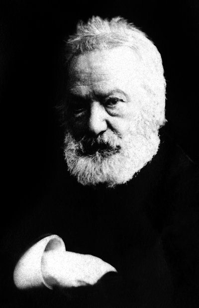 Portret van Victor Hugo (1802-1885), Franse romanschrijver. door Unknown photographer