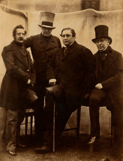 Portret van enkele leden van de Pepoli-familie (Italiaanse Carbonari-ballingen in Londen) door Unknown photographer
