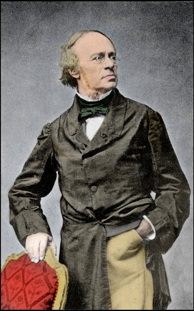 Portret van de Franse componist Jacques Fromental Levy genaamd Halevy (1799-1862) door Unknown photographer
