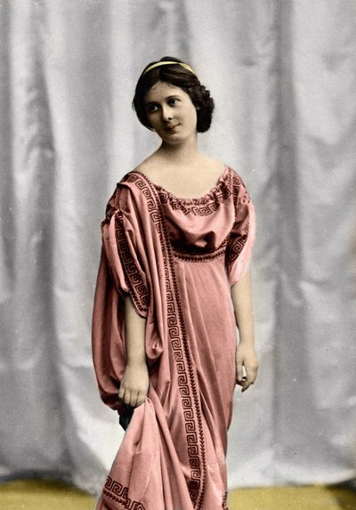 Portret van de danseres Isadora Duncan (1877-1927) door Unknown photographer