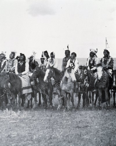 Prairie-indianen, Canada door Unknown photographer