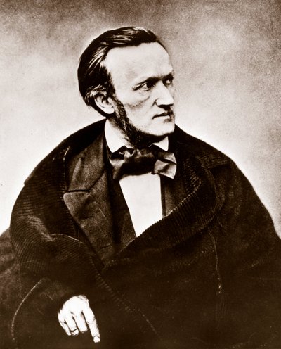 RICHARD WAGNER (1813-1883) Duitse componist - Fotoportret door Unknown photographer