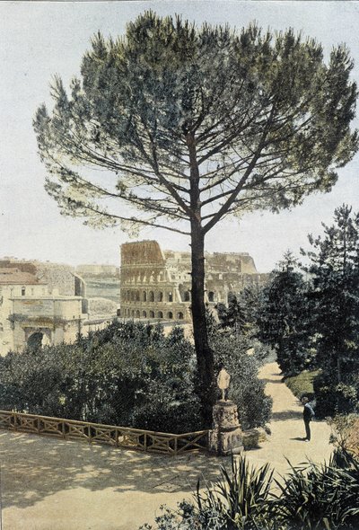 Rome, het Colosseum gezien vanaf de Palantine - Arts Deco door Unknown photographer