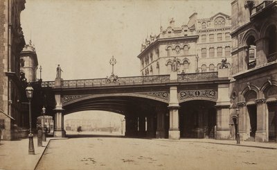 Het Holborn Viaduct, Londen door Unknown photographer