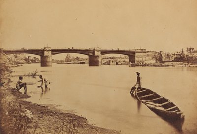 De IJzeren Brug, Lucknow door Unknown photographer