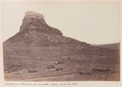 Het slagveld van Isandlwana door Unknown photographer