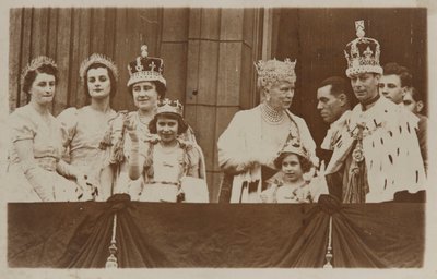 De kroning van koning George VI door Unknown photographer
