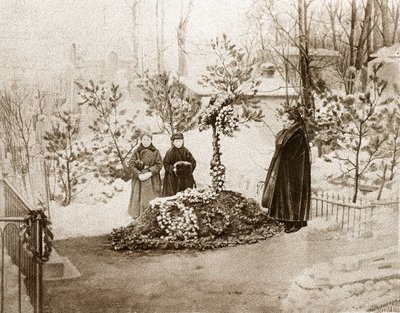 De familie van de Russische schrijver Fedor Dostojevski door Unknown photographer
