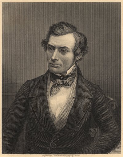 Thomas Graham (1805-1869) Schotse chemicus die de basis legde voor de fysische chemie, ca. 1860 door Unknown photographer