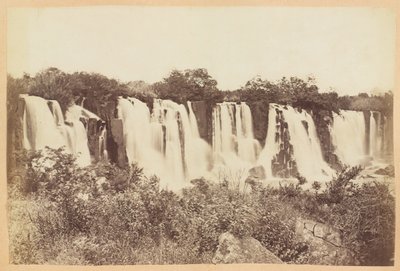 Umgeni-watervallen, Natal-provincie, Zuid-Afrika, ca. 1882 door Unknown photographer