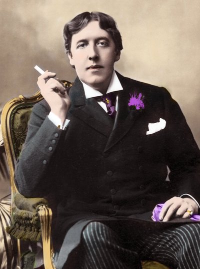 Portret van Oscar Wilde. 19e-eeuwse foto door Unknown photographer
