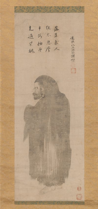Bodhidharma door Unkoku Tōgan