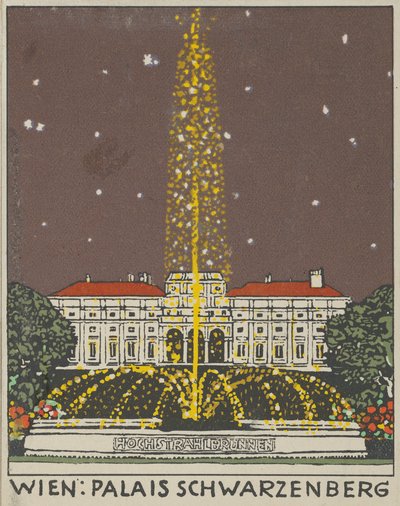 Wenen: Palais Schwarzenberg door Urban Janke.