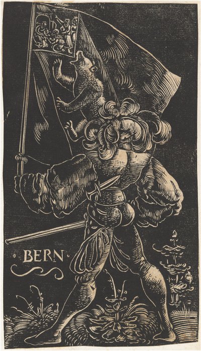 Vaandeldrager voor het Kanton Bern door Urs Graf I