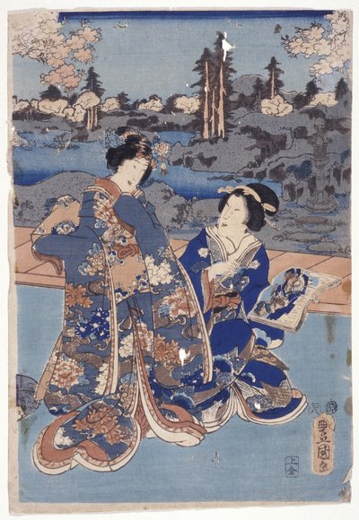 Een Edo-vergelijking van Murasaki
