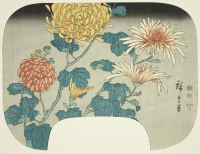 Chrysanten door Utagawa Hiroshige