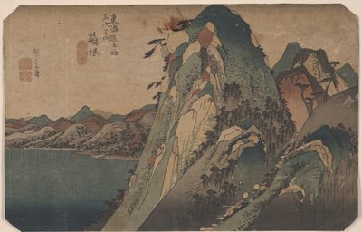 Hakone van 53 stations van de Tokaido door Utagawa Hiroshige