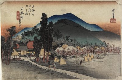 Ishiyakushi-tempel, Ishiyakushi, ca. 1833 door Utagawa Hiroshige