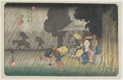 Nr.40 Suhara, 1830-1844 door Utagawa Hiroshige
