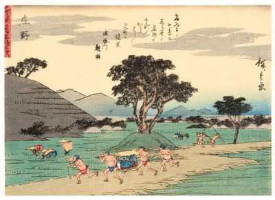 Shono, 1838-40 door Utagawa Hiroshige