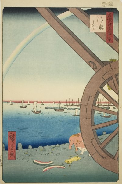 Ushimachi bij Takanawa, uit de serie 