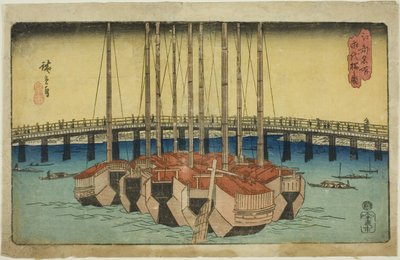 Uitzicht op de Eitai Brug, uit de serie 