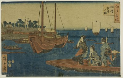 Houtsnede door Utagawa Hiroshige