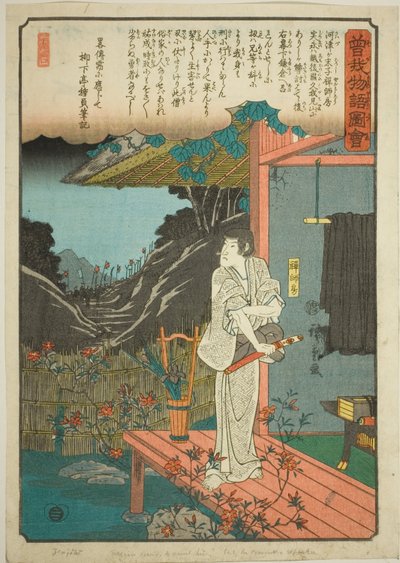 Zenjibo, uit de serie "Geïllustreerd Verhaal van de Soga Broers (Soga monogatari zue)" door Utagawa Hiroshige