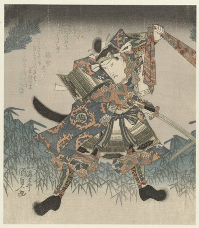 Acteur als krijger door Utagawa Kunisada (I)