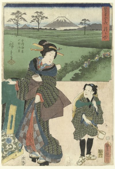 Hodogaya door Utagawa Kunisada (I)