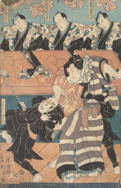 Album van dertig acteurafdrukken, 19e eeuw door Utagawa Kunisada