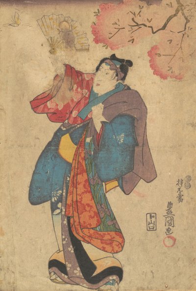 Prent, 19e eeuw door Utagawa Kunisada