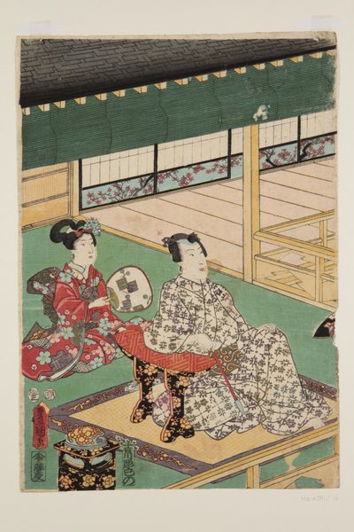 De Vijfde Maand (Satsuki) door Utagawa Kunisada