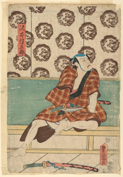 De acteur Igoro Sawai door Utagawa Kunisada