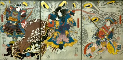Bandō Shiuka als prinses Morokoshi door Utagawa Kuniyoshi