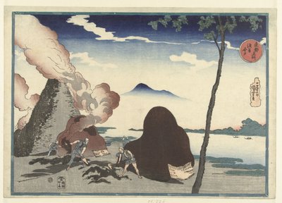 Imado in Asakusa door Utagawa Kuniyoshi