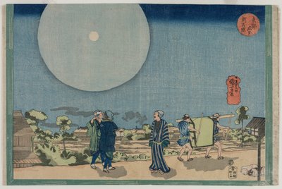 Nieuwe Yoshiwara (Shin Yoshiwara), uit de serie Beroemde Plaatsen in de Oostelijke Hoofdstad door Utagawa Kuniyoshi