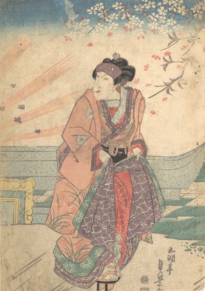 Prent door Utagawa Sadakage