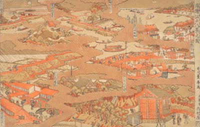 Edo Hakkei no Zu, ca. 1780 door Utagawa Toyoharu