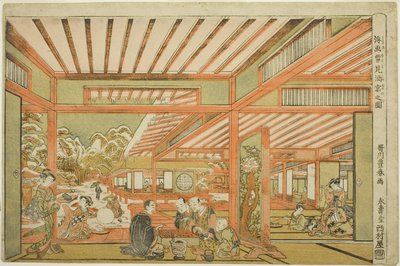 Sneeuwkijkend Vermaak, c.1771 door Utagawa Toyoharu