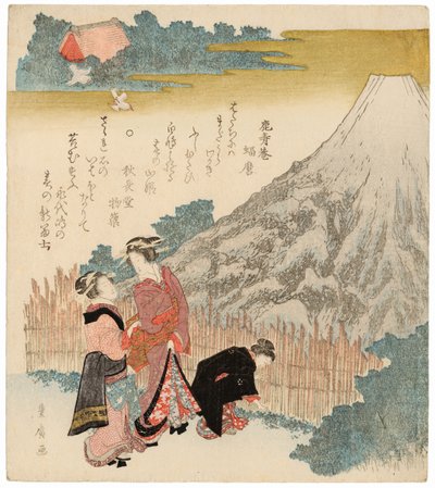 Haru no shin-Fuji, 1810-1829 door Utagawa Toyohiro