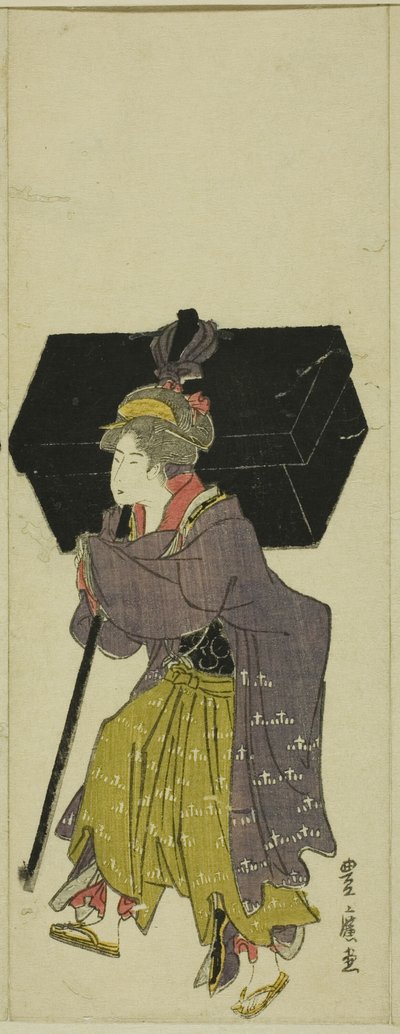 Parodie op een daimyo-processie door Utagawa Toyohiro