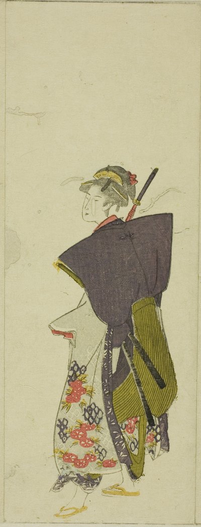 Parodie van een daimyo-processie door Utagawa Toyohiro