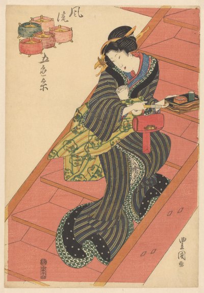 Een courtisane door Utagawa Toyokuni (I)