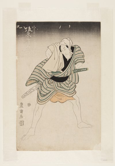 Acteur Bando Mitsugoro III door Utagawa Toyokuni