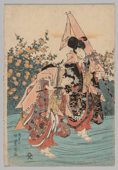 Acteurs door Utagawa Toyokuni