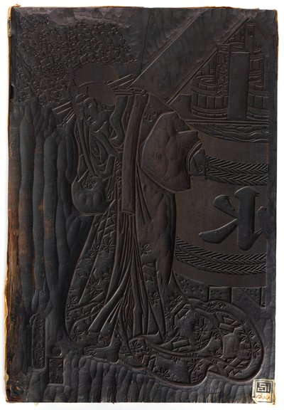 Een vrouwenfiguur, Edo-periode, ca. 1800-1835 door Utagawa Toyokuni II
