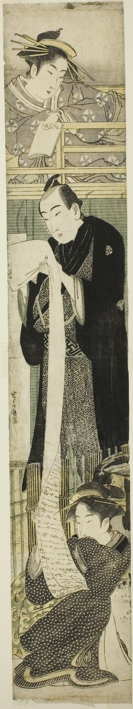 Een Chushingura Parodie door Utagawa Toyokuni I