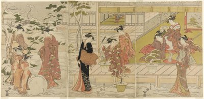 Een Parodie van Hachi no ki door Utagawa Toyokuni I