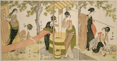 De was doen bij de putrand door Utagawa Toyokuni I